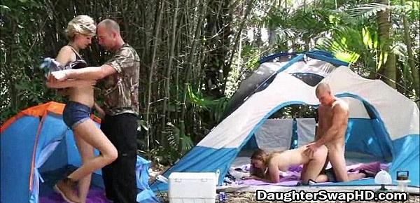  Teen Daughter Swapping Camping Trip - DaughterSwapHD.com
